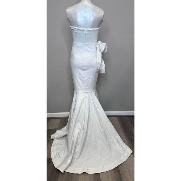 Michael Costello x REVOLVE Anyssa Gown in Ivory XS $438 - Picture 7 of 10